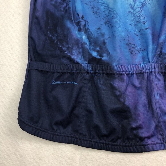 World Jerseys Women's Cycling Jersey Bike Tops Size XL Dolphin print Sumner 1991 - Picture 14 of 16